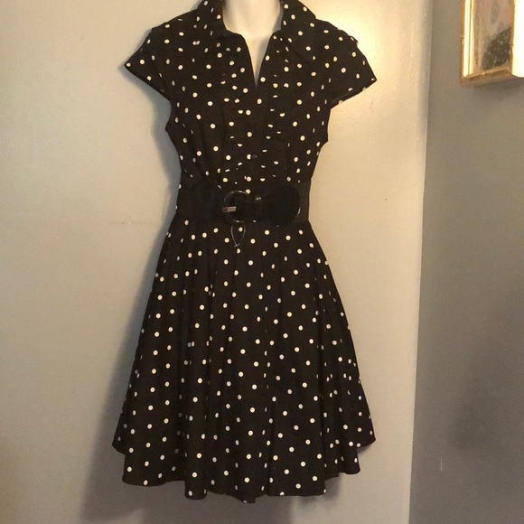 wish polka dot dress